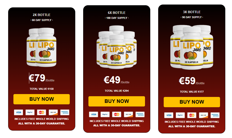 Lipojaro 6 bottles